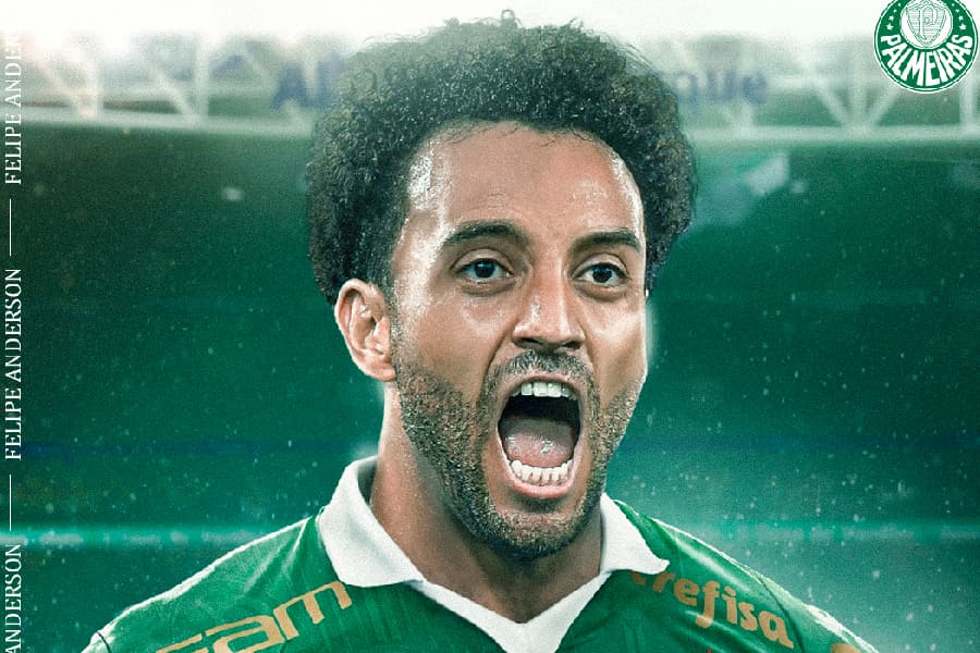 Palmeiras anuncia acordo com Felipe Anderson; relembre do meia