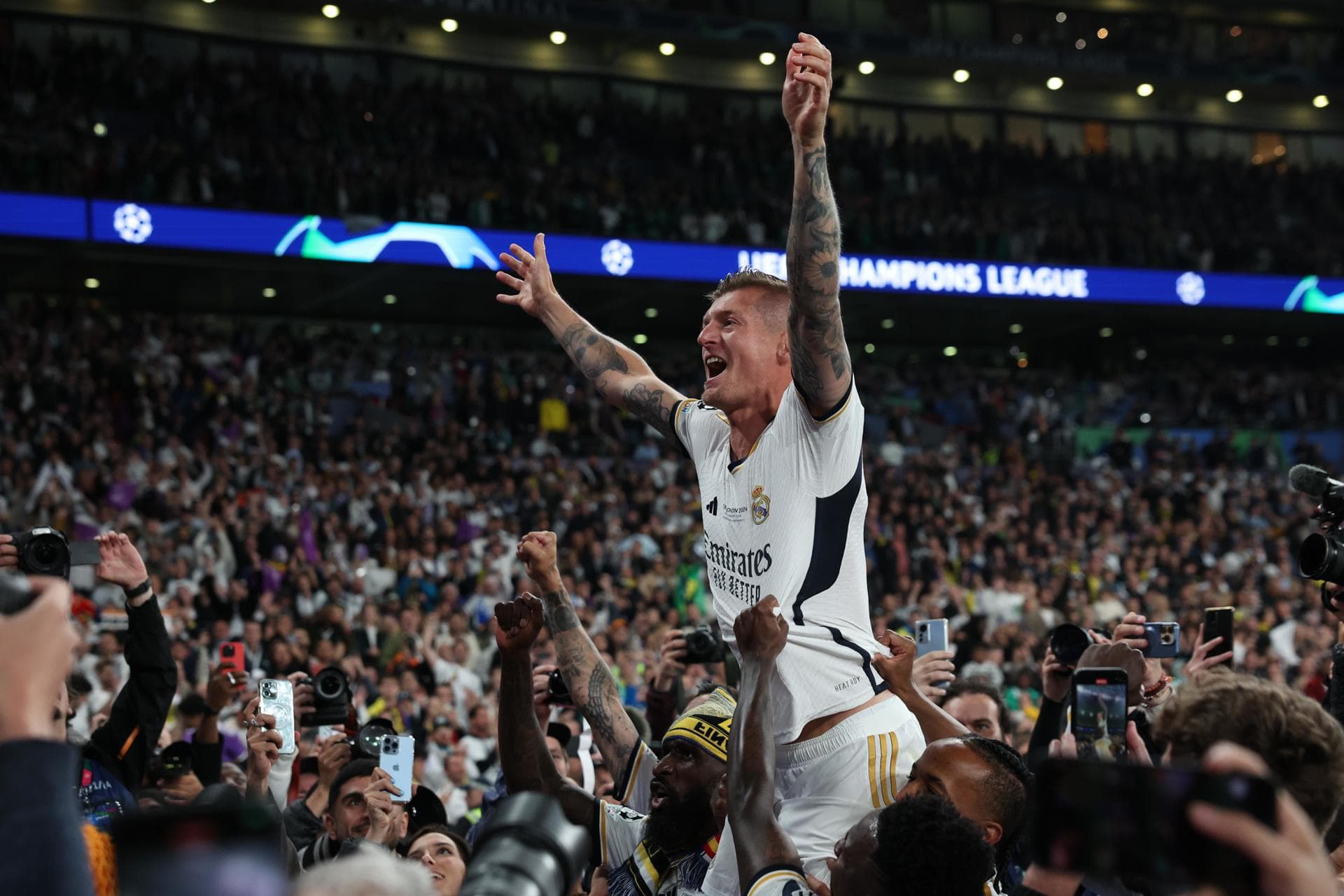 Quarteto do Real Madrid iguala recorde histórico de títulos da Champions