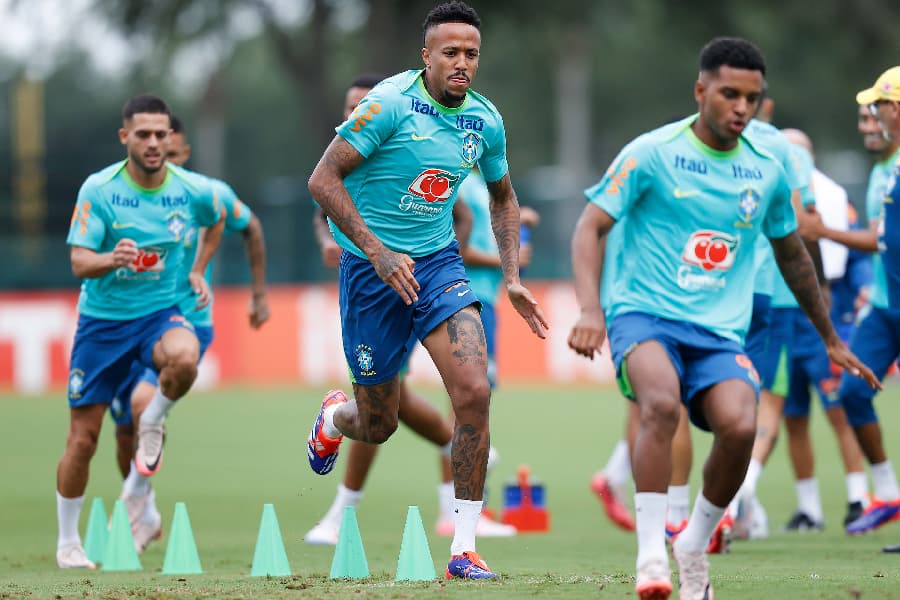 Dorival testa seleção com Militão e João Gomes; Endrick segue no banco