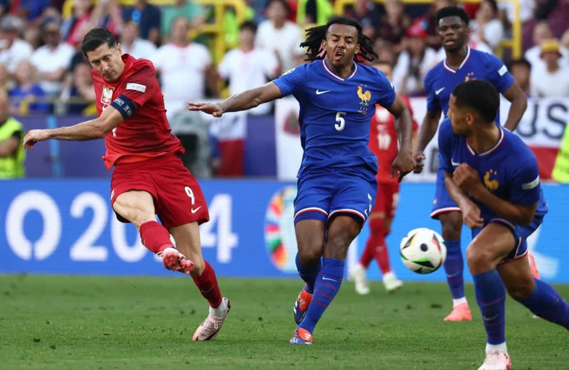 Euro: França leva empate da Polônia e passa em segundo, atrás da Áustria