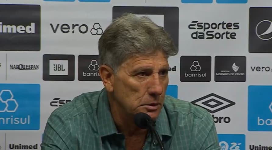 Renato Gaúcho ameaça jornalistas após empate do Grêmio