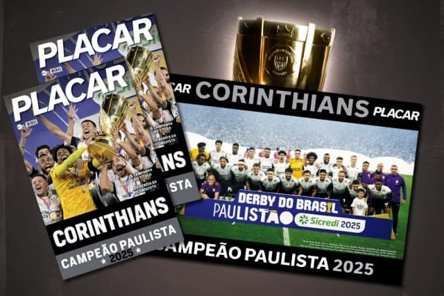 PLACAR lança pôster do Corinthians, campeão paulista de 2025