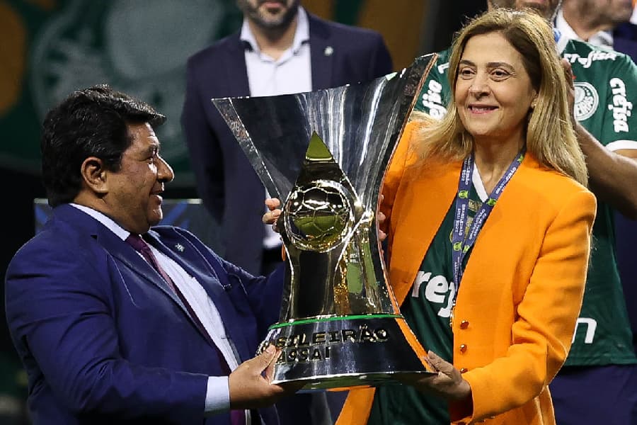 Leila Pereira: ‘Ednaldo precisa de tranquilidade na CBF, cada hora acontece um problema’