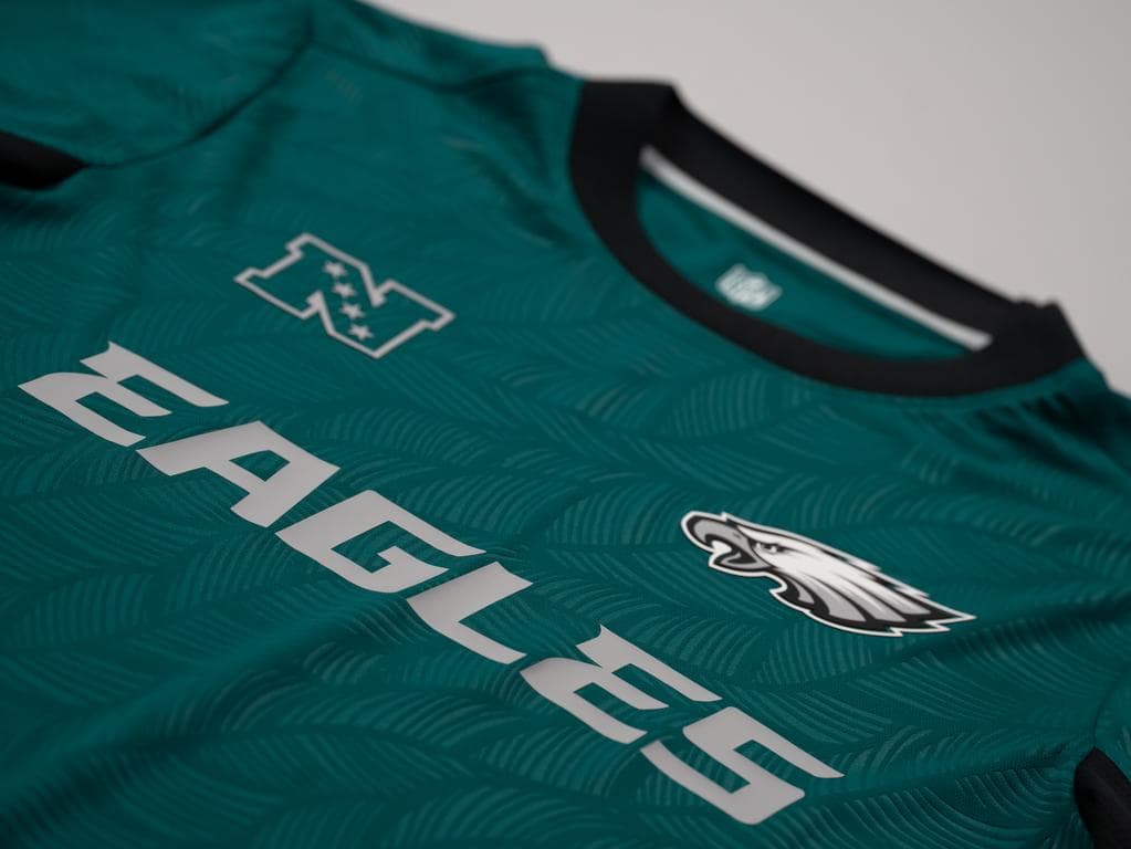 NFL lança camisa de times de futebol americano em versão ‘soccer’