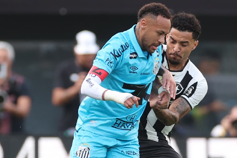 Em possível despedida, Neymar é expulso e Santos perde para o Botafogo