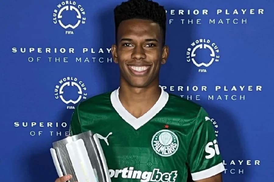 Estevão é eleito melhor da partida pela 2ª vez; a lista de vencedores