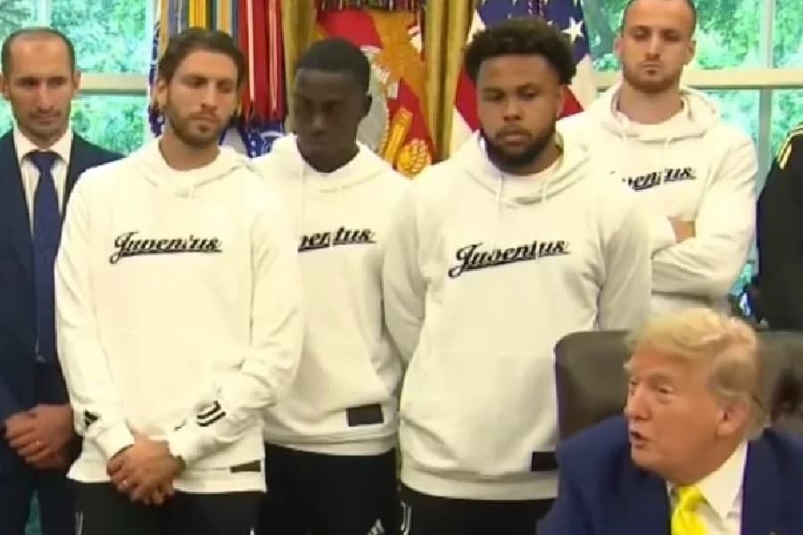 Visita da Juventus à Casa Branca gera saia justa com Trump