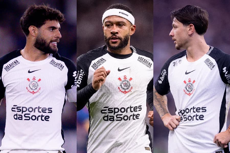 Garro, Memphis e Yuri: os números do trio do Corinthians antes do Dérbi