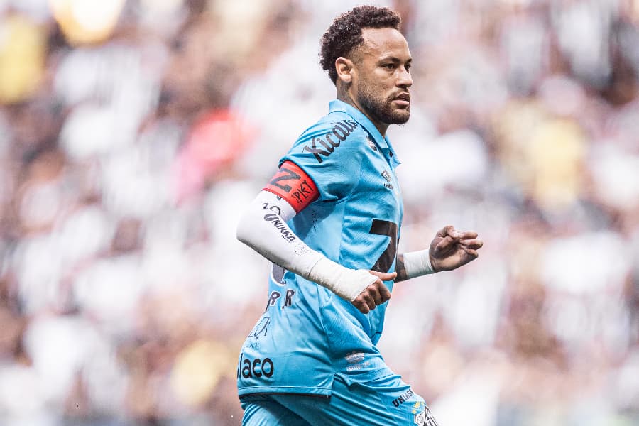 Neymar vira dúvida no Santos para clássico contra o São Paulo