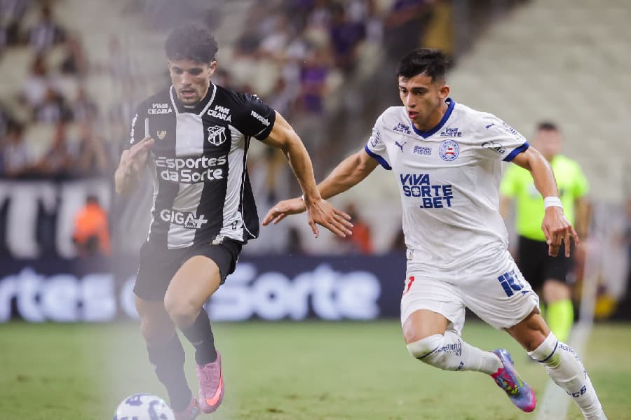 Ronaldo opera milagre no fim, e Ceará e Bahia empatam em clássico eletrizante