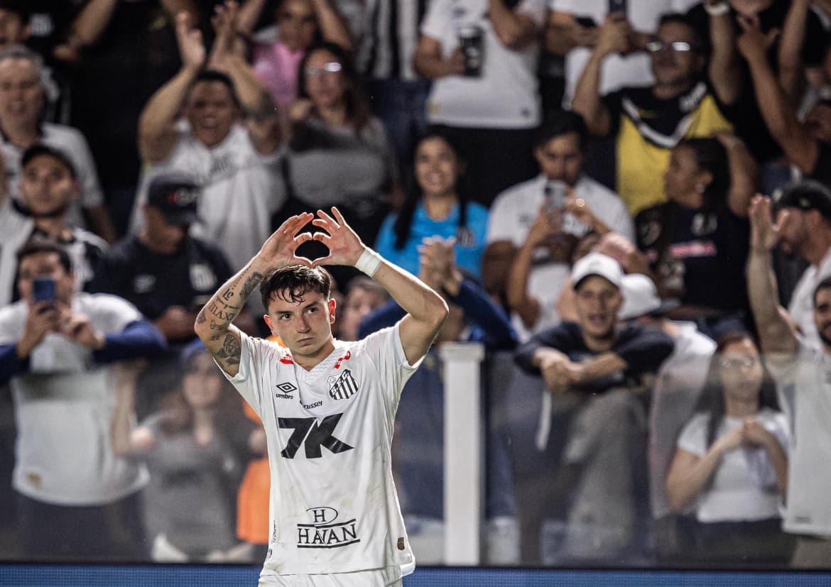 Santos sobra contra o Corinthians e respira no Brasileirão