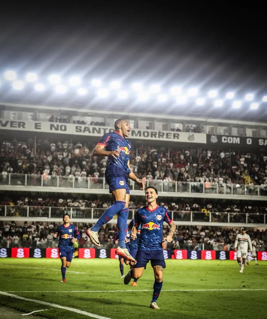 Bragantino vence São Paulo na Vila Belmiro