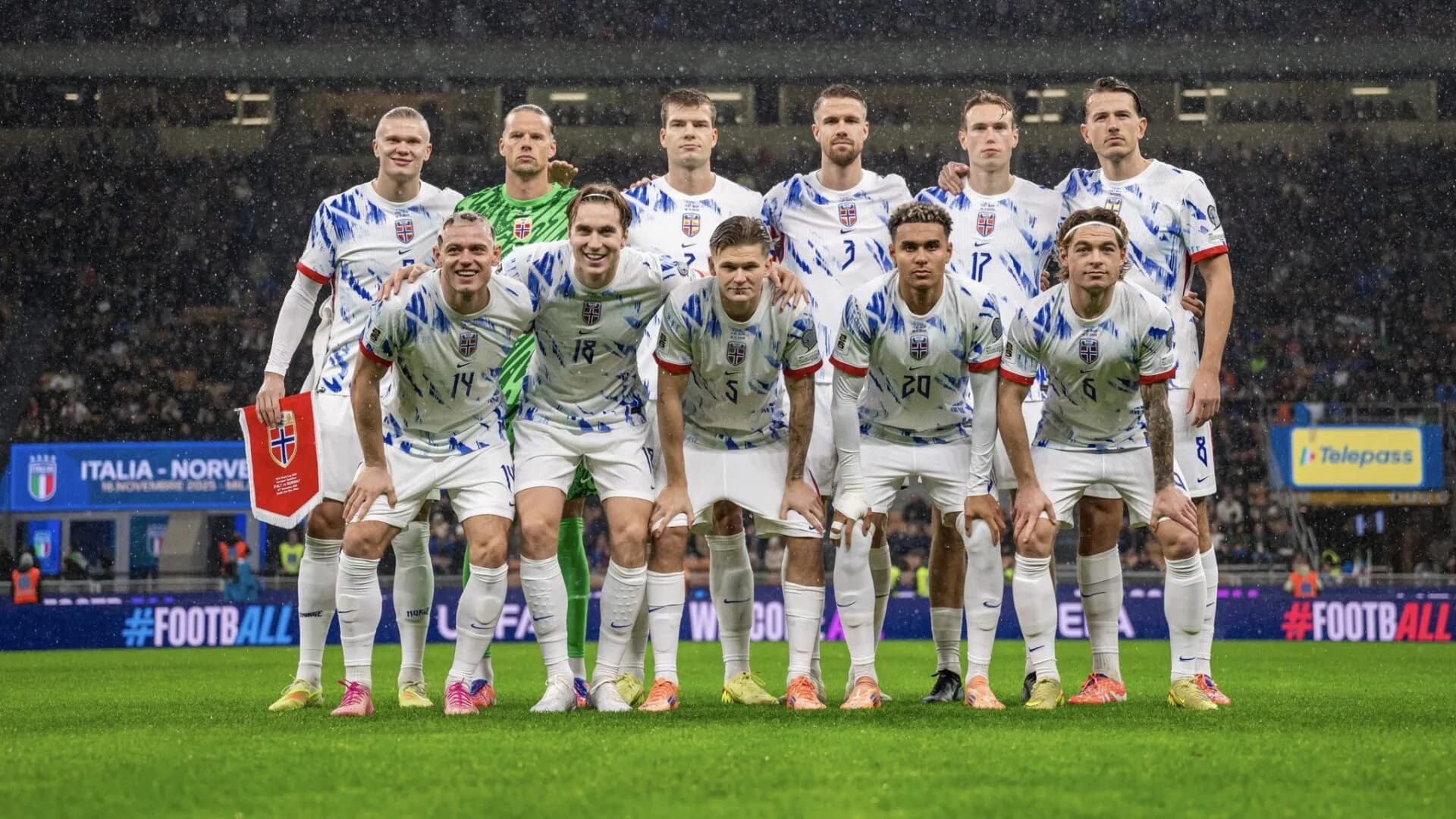 Noruega goleia em Milão, se classifica e manda Itália para nova repescagem