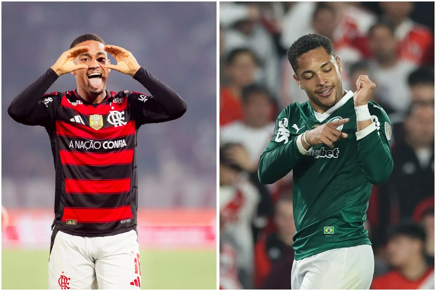 Final da Libertadores: quem tem o elenco mais caro entre Flamengo e Palmeiras