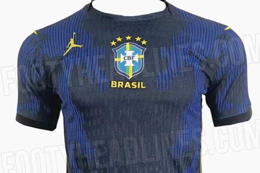 Site vaza camisa azul do Brasil para a Copa 2026