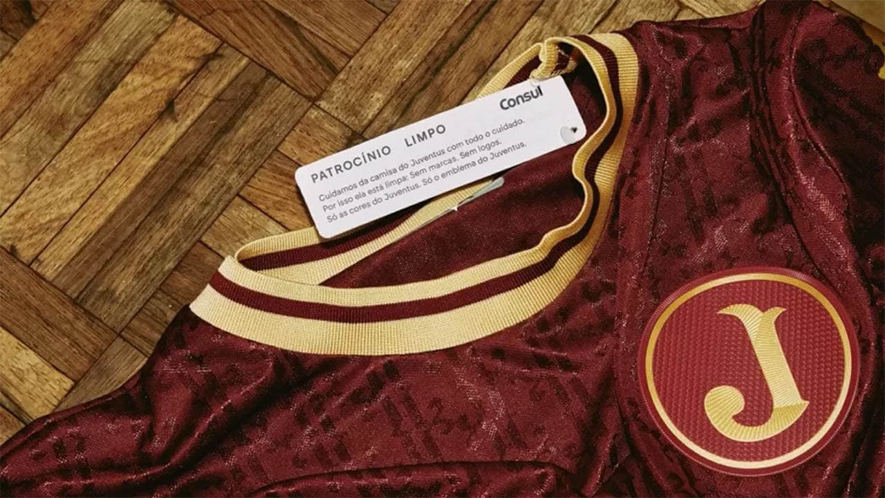 Patrocínio limpo: Consul inova em acordo com o Juventus