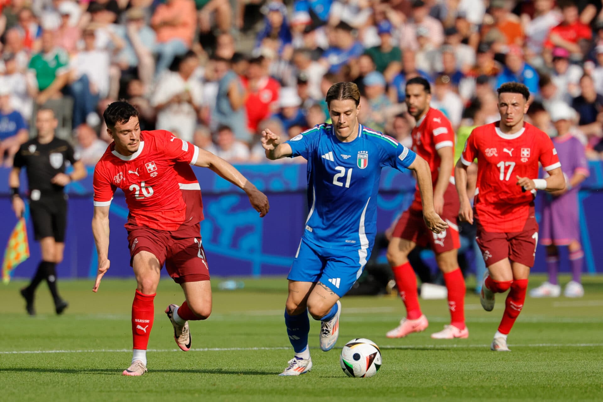 Suíça coloca Itália na roda e elimina atual campeã nas oitavas da Euro