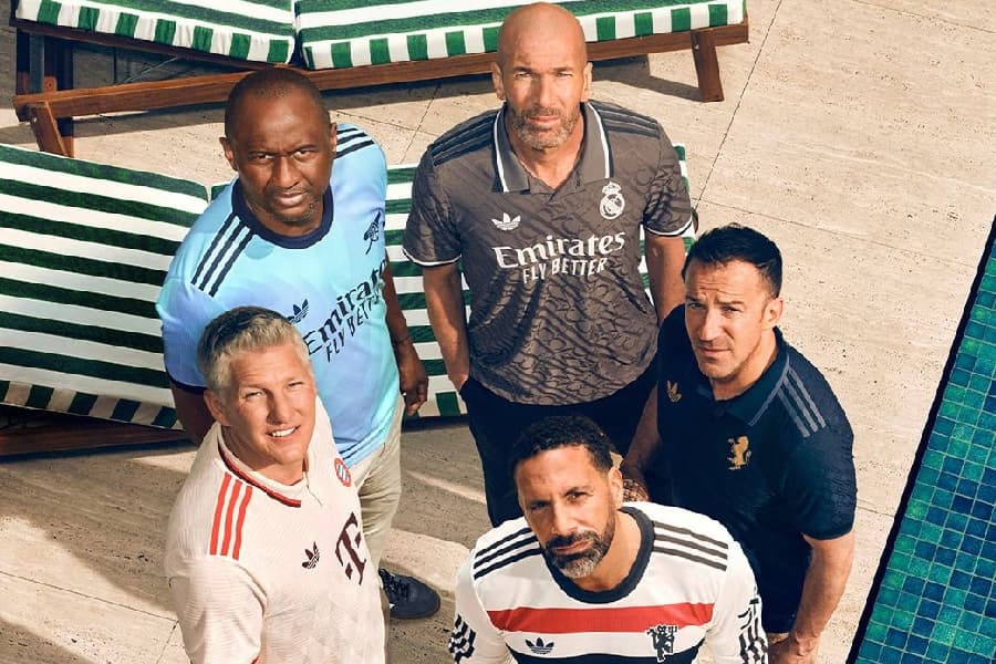 Adidas reúne craques para ‘lançamento lendário’ de camisas
