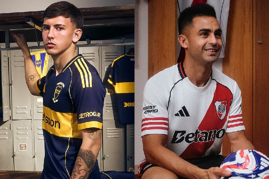 Boca Juniors e River Plate têm camisas ‘made in Brazil’
