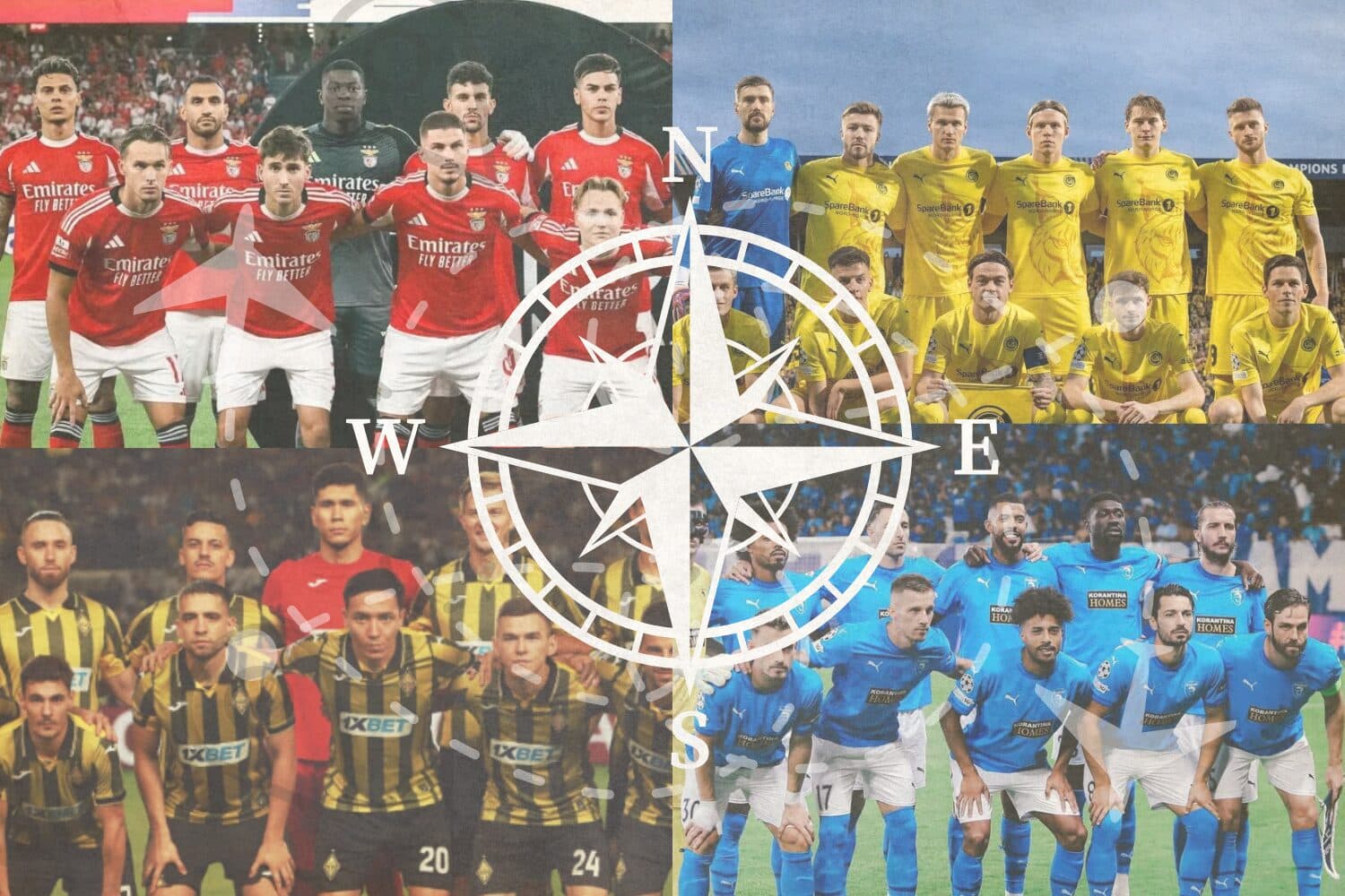 Champions dos extremos: confira o mapa da competição