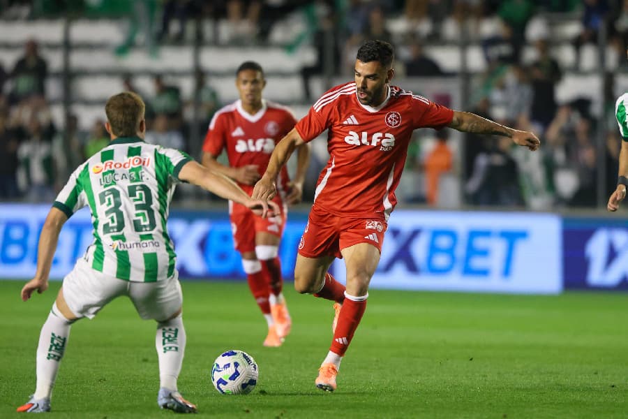 Na estreia de Ramón Díaz, Inter cede empate ao Juventude em jogo tenso